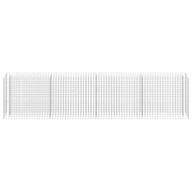 Gabion Raised Bed Galvanised Steel 360x30x90 Cm Image 4