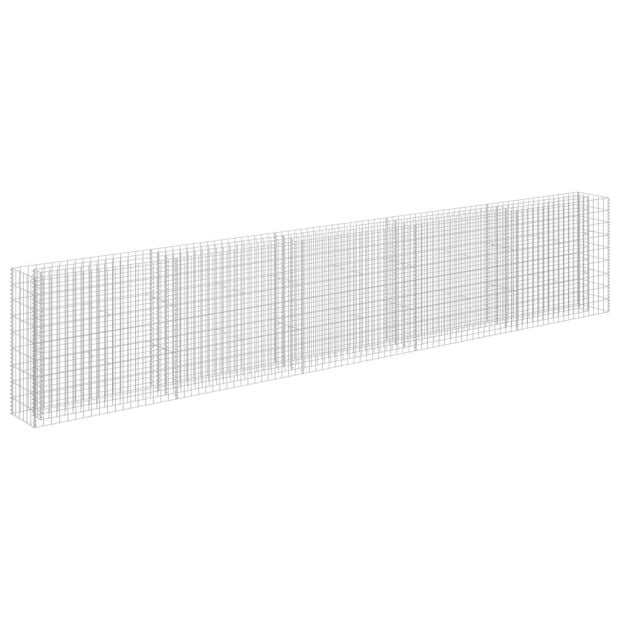 Gabion Raised Bed Galvanised Steel 450x30x90 Cm Image 2