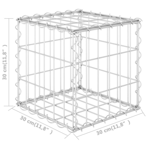 Cube Gabion Raised Bed Steel Wire 30x30x30 Cm Image 5