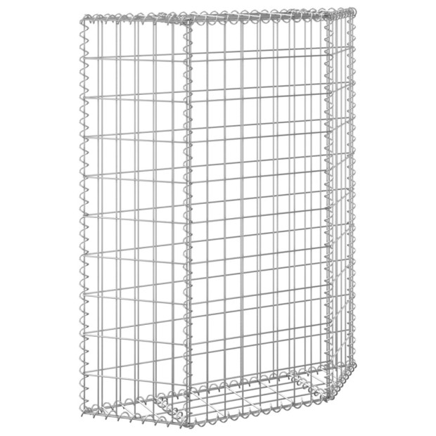 Trapezium Gabion Raised Bed Galvanised Steel 100x20x100 Cm Image 5