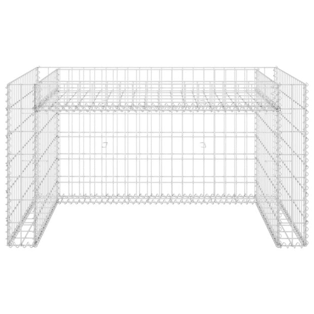 Lawn Mower Garage With Raised Bed 110x80x60 Cm Steel Wire Image 3