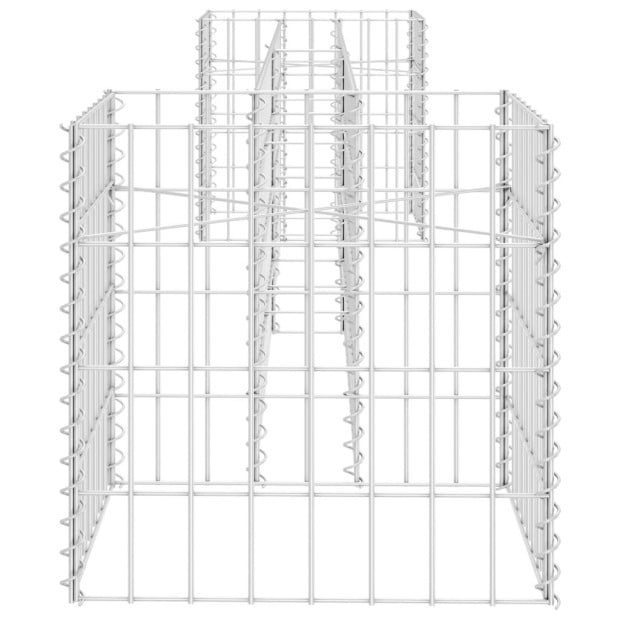 H-shaped Gabion Planter Steel Wire 260x40x40 Cm Image 3