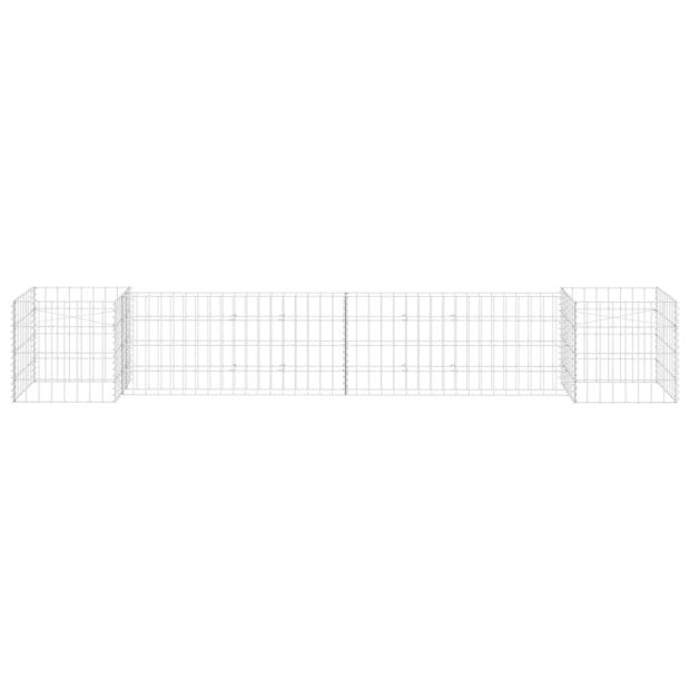 H-shaped Gabion Planter Steel Wire 260x40x40 Cm Image 4