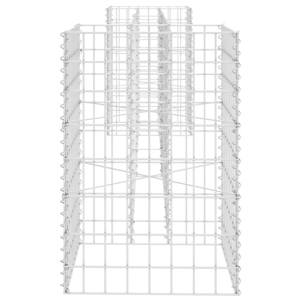 H-shaped Gabion Planter Steel Wire 260x40x60 Cm Image 4