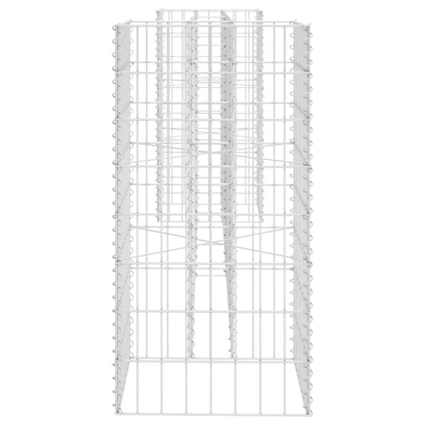H-shaped Gabion Planter Steel Wire 260x40x80 Cm Image 4
