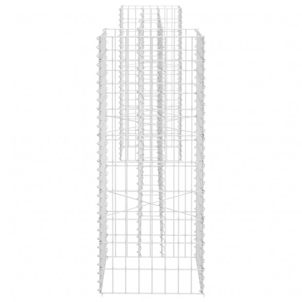 H-shaped Gabion Planter Steel Wire 260x40x100 Cm Image 4