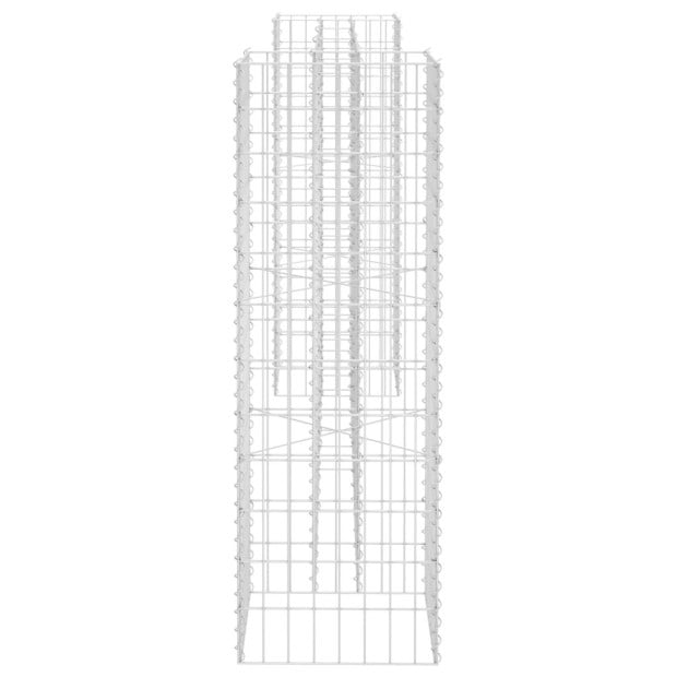 H-shaped Gabion Planter Steel Wire 260x40x120 Cm Image 4