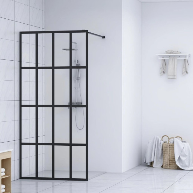 Walk-in Shower Screen Tempered Glass 100x195 Cm