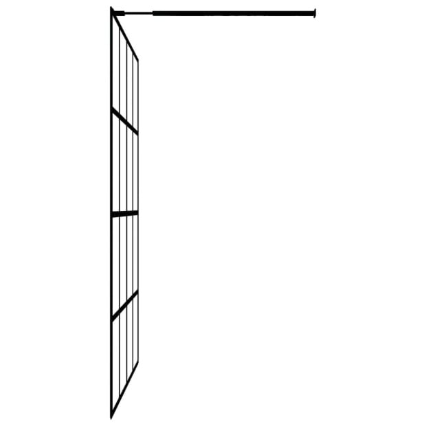Walk-in Shower Screen Tempered Glass 118x190 Cm Image 5