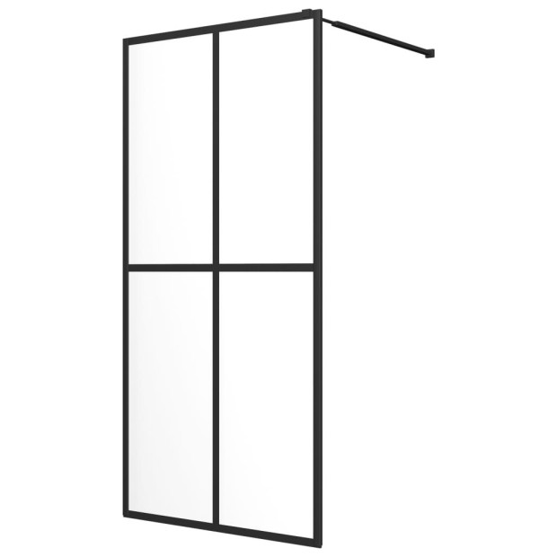 Walk-in Shower Screen Tempered Glass 90x195 Cm Image 2