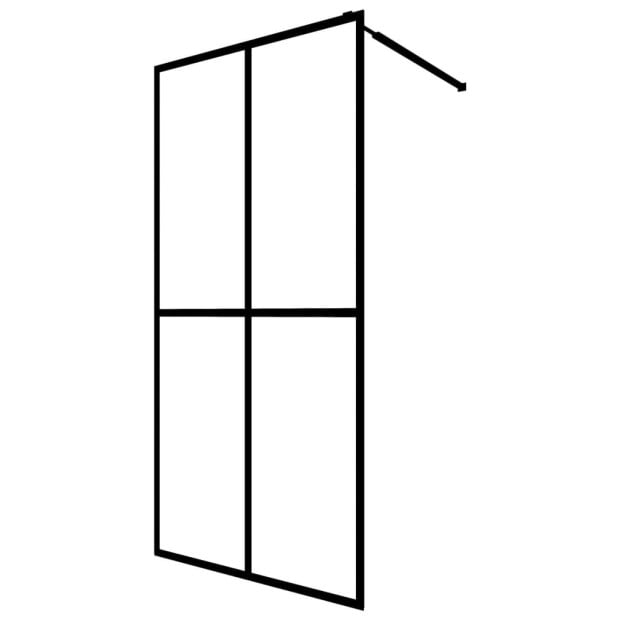 Walk-in Shower Screen Tempered Glass 100x195 Cm Image 2