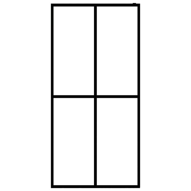Walk-in Shower Screen Tempered Glass 100x195 Cm Image 3