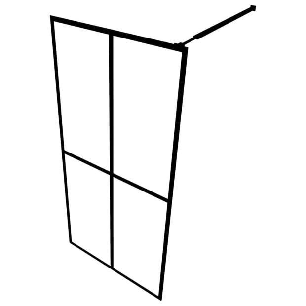 Walk-in Shower Screen Tempered Glass 100x195 Cm Image 5
