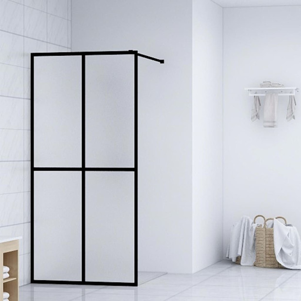 Walk-in Shower Screen Tempered Glass 100x195 Cm