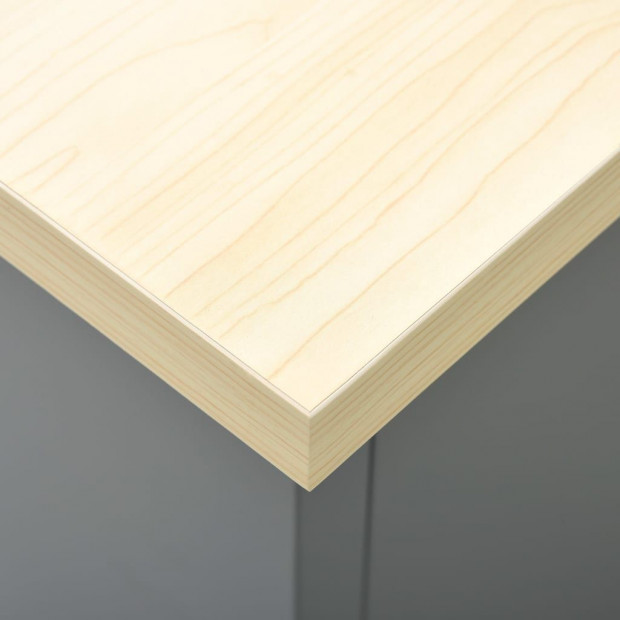 Workbench Black 160x60x85 Cm Steel Image 2