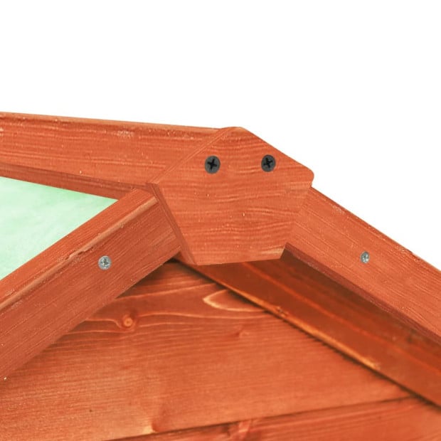 Rabbit Hutch 140x63x120 Cm Solid Firwood Image 7