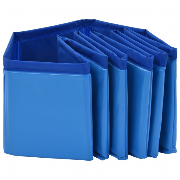 Foldable Dog Swimming Pool Blue 80x20 Cm Pvc Image 6