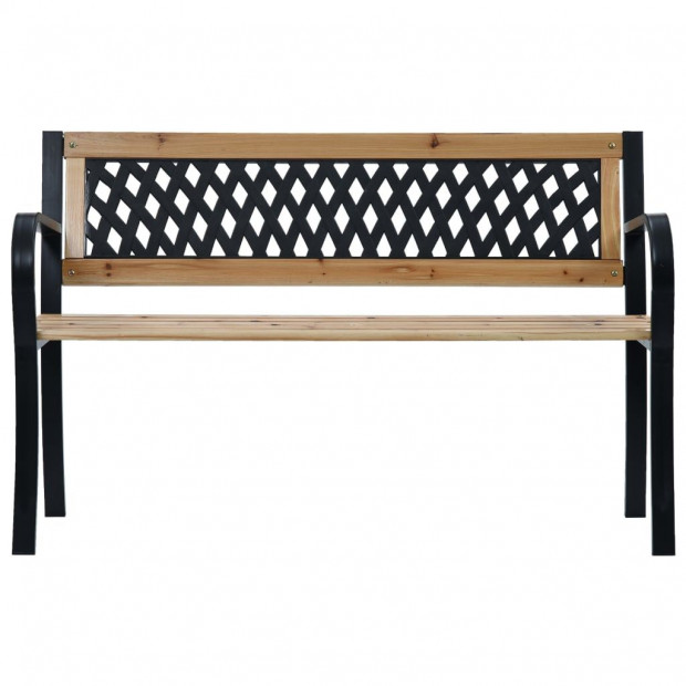 Garden Bench 120 Cm Wood Image 2