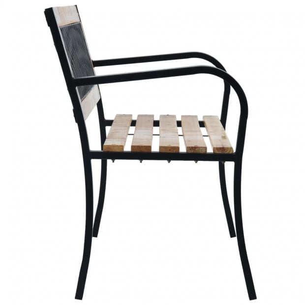 Garden Bench 120 Cm Wood Image 3