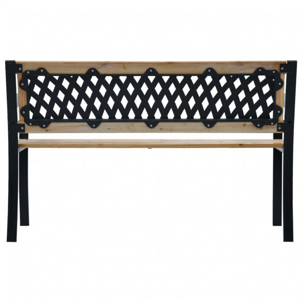 Garden Bench 120 Cm Wood Image 4