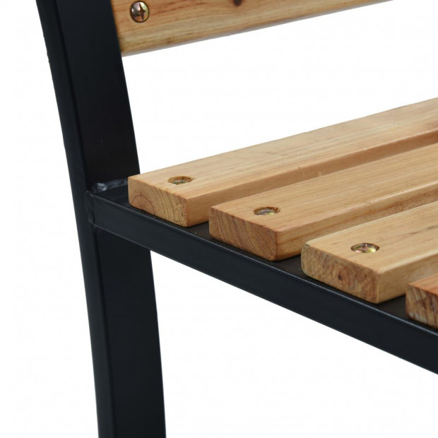 Garden Bench 120 Cm Wood Image 6