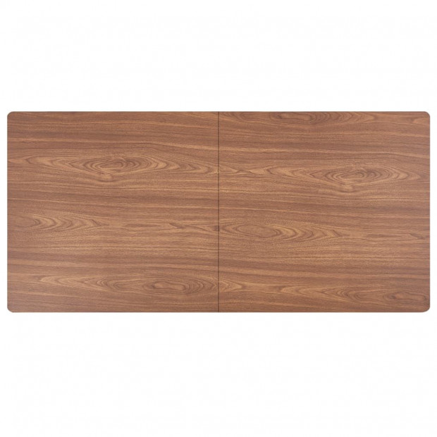 Dining Table Brown 140x70x75 Cm Mdf Image 5