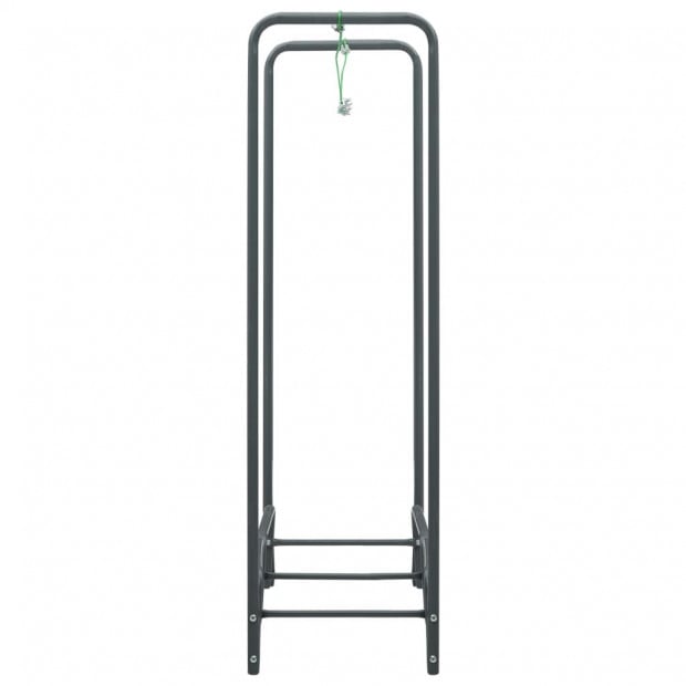 Firewood Rack Anthracite 120x35x120 Cm Steel Image 4