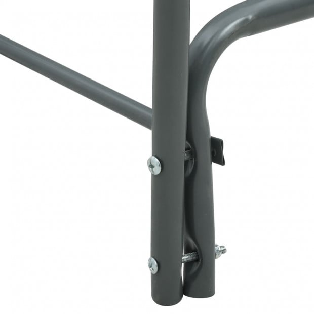 Firewood Rack Anthracite 120x35x120 Cm Steel Image 8