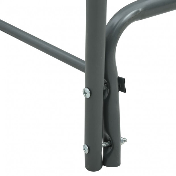 Firewood Rack Anthracite 360x35x120 Cm Steel Image 9