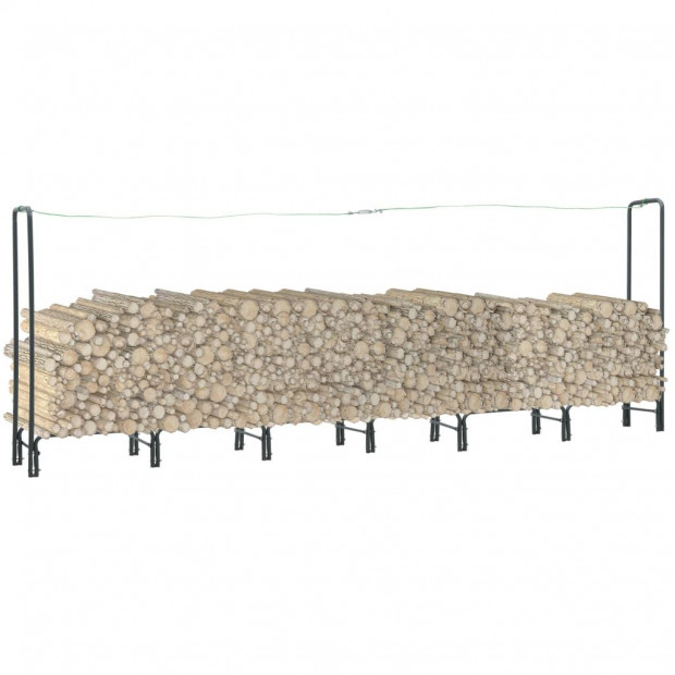 Firewood Rack Anthracite 360x35x120 Cm Steel