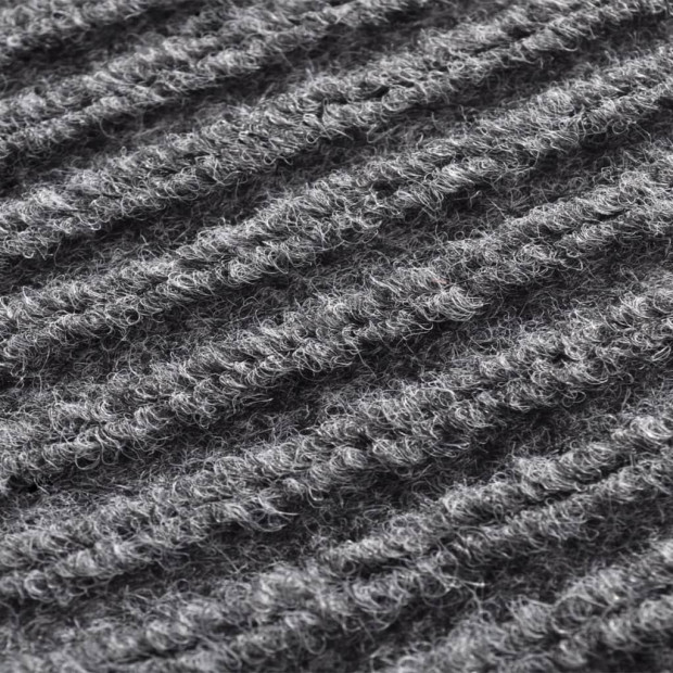 Pvc Door Mats 2 Pcs Grey 90x60 Cm Image 2