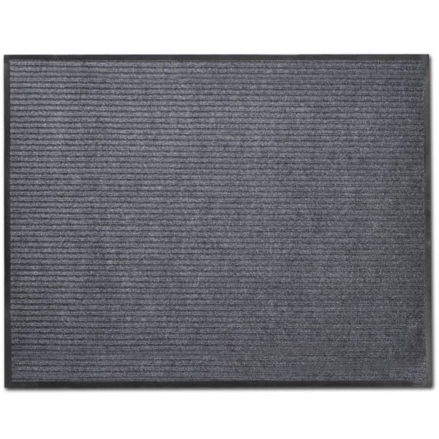 Pvc Door Mats 2 Pcs Grey 90x60 Cm Image 4