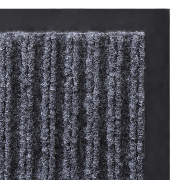 Pvc Door Mats 2 Pcs Grey 90x60 Cm Image 7