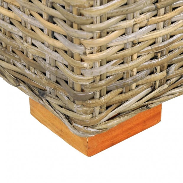 Storage Box 120 Cm Kubu Rattan And Solid Mango Wood Image 7
