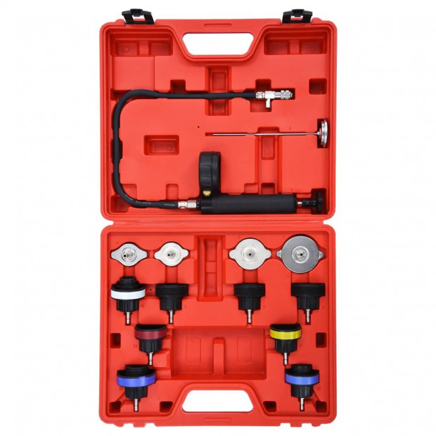 14 Piece Cooling System & Radiator Cap Pressure Tester Image 3