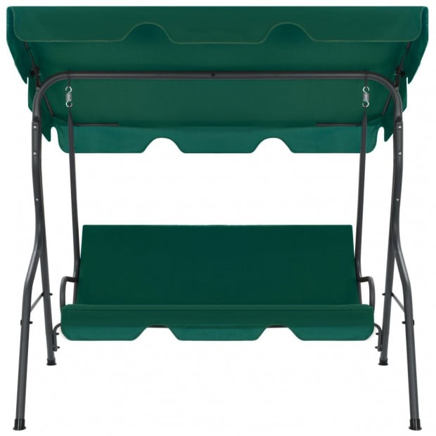 Garden Swing Chair Green 170x110x153 Cm Fabric Image 2
