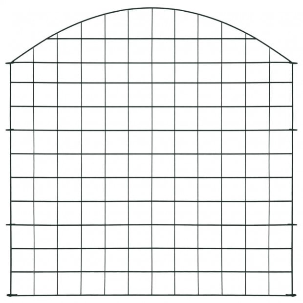 Arched Pond Fence Set 77.5x78.5cm Green Image 2