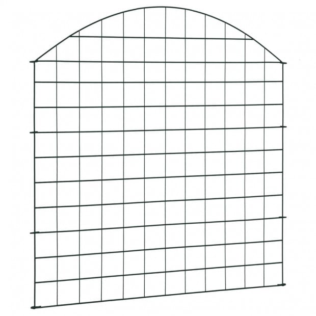 Arched Pond Fence Set 77.5x78.5cm Green Image 3