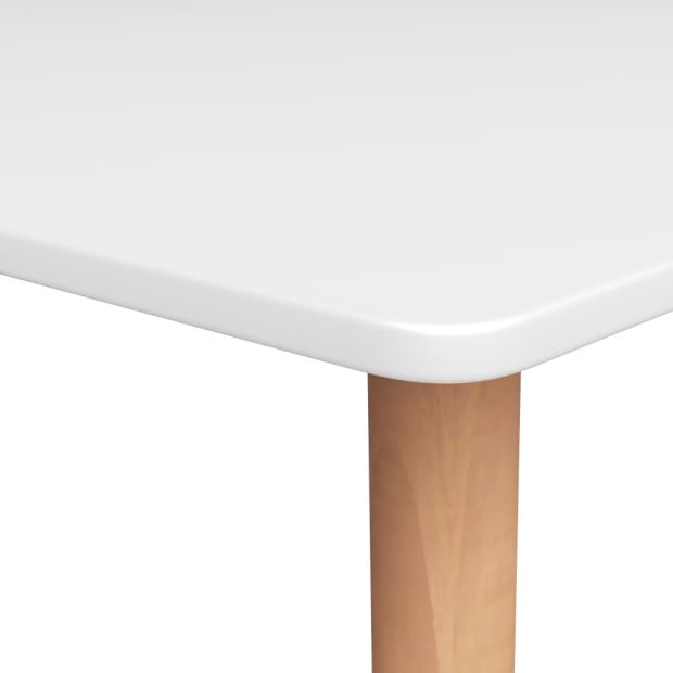 Bar Table White 120x60x105 Cm Image 4