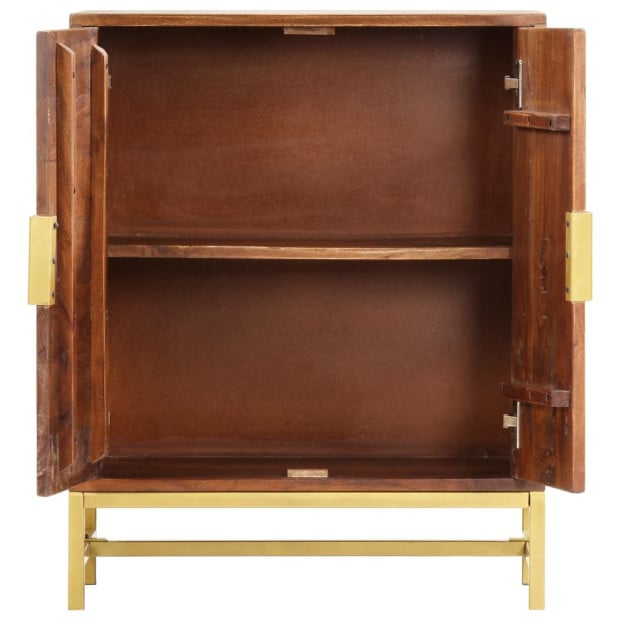 Sideboard 60x35x75 Cm Acacia Image 4