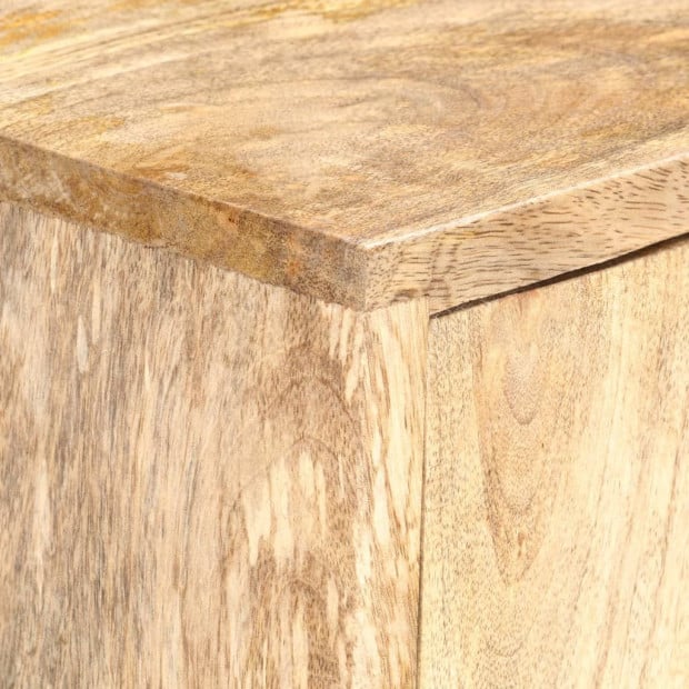 Highboard 80x30x100 Cm Solid Mango Wood Image 6