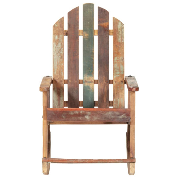 Garden Rocking Chair Solid Reclaimed Wood Image 2