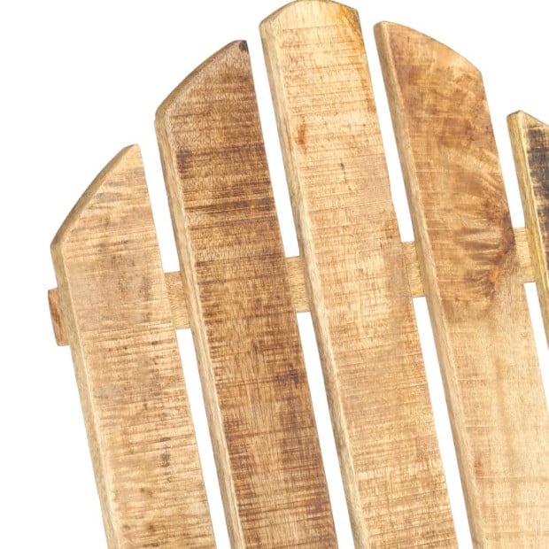 Garden Rocking Chair Solid Mango Wood Image 5