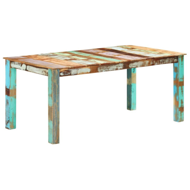 Dining Table Solid Wood 180x90x76 Cm Image 11