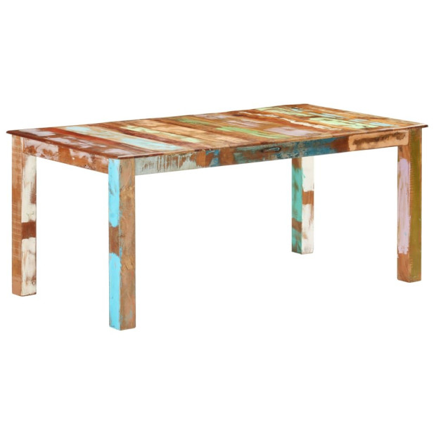 Dining Table Solid Wood 180x90x76 Cm Image 8