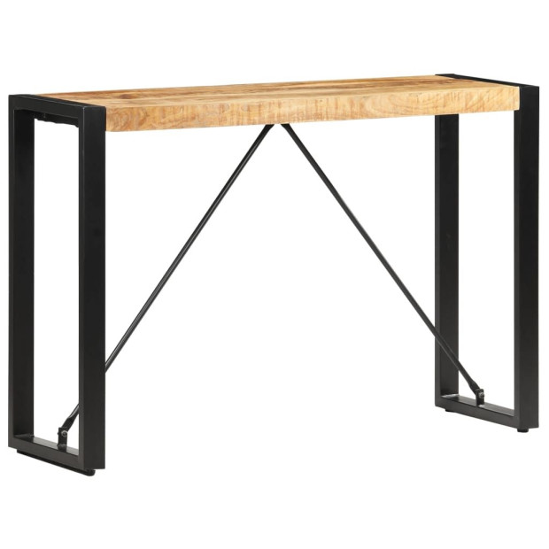Console Table 110x35x76 Cm Solid Mango Wood Image 9