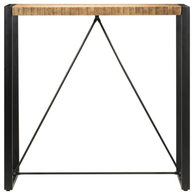 Bar Table 110x60x110 Cm Solid Mango Wood Image 2