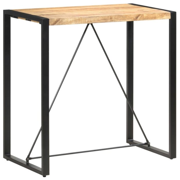 Bar Table 110x60x110 Cm Solid Mango Wood Image 6
