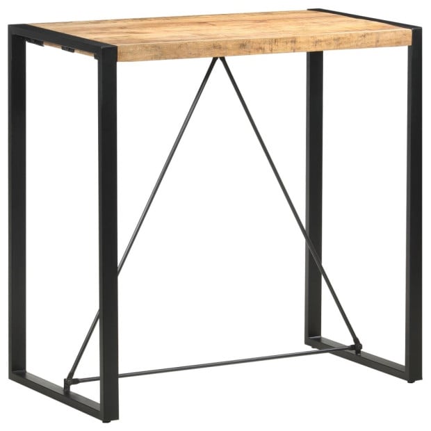 Bar Table 110x60x110 Cm Solid Mango Wood Image 8