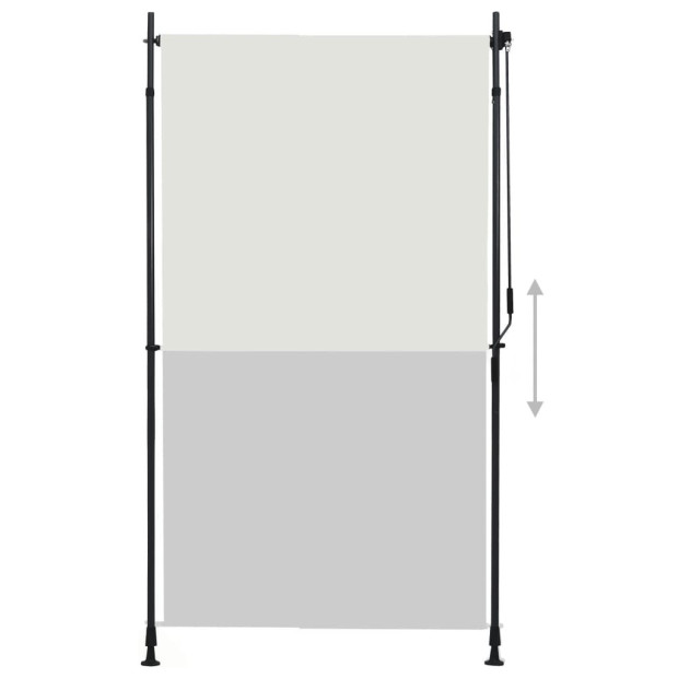 Outdoor Roller Blind 120x270 Cm Cream Image 3